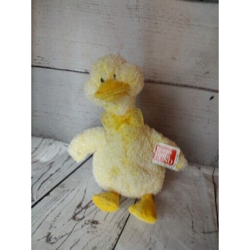 Gund Flappy Duck Baby Easter Spring Plush Stuffed Animal Gift Yellow 10” Tags